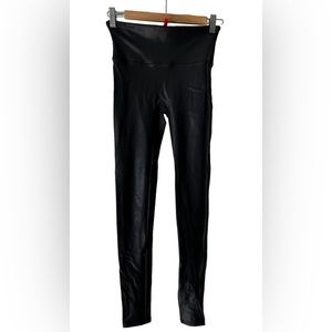 SPANX Faux Leather Leggings Medium